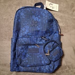 NEW! Lucky Brand Blue Shamrocks Full Size Backpack RARE